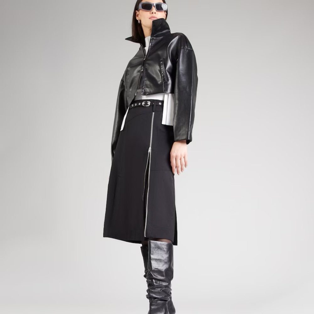 3.1 Phillip Lim black A-line skirt sz 4